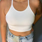 HALTER NECK SEAMLESS CROP 3 colors