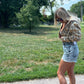 Acid Wash Kan Can Shorts