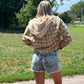 Acid Wash Kan Can Shorts