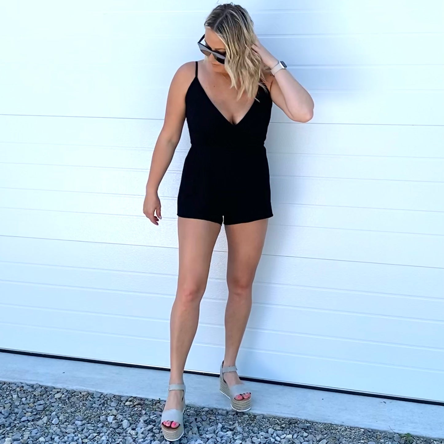 LITTLE BLACK ROMPER