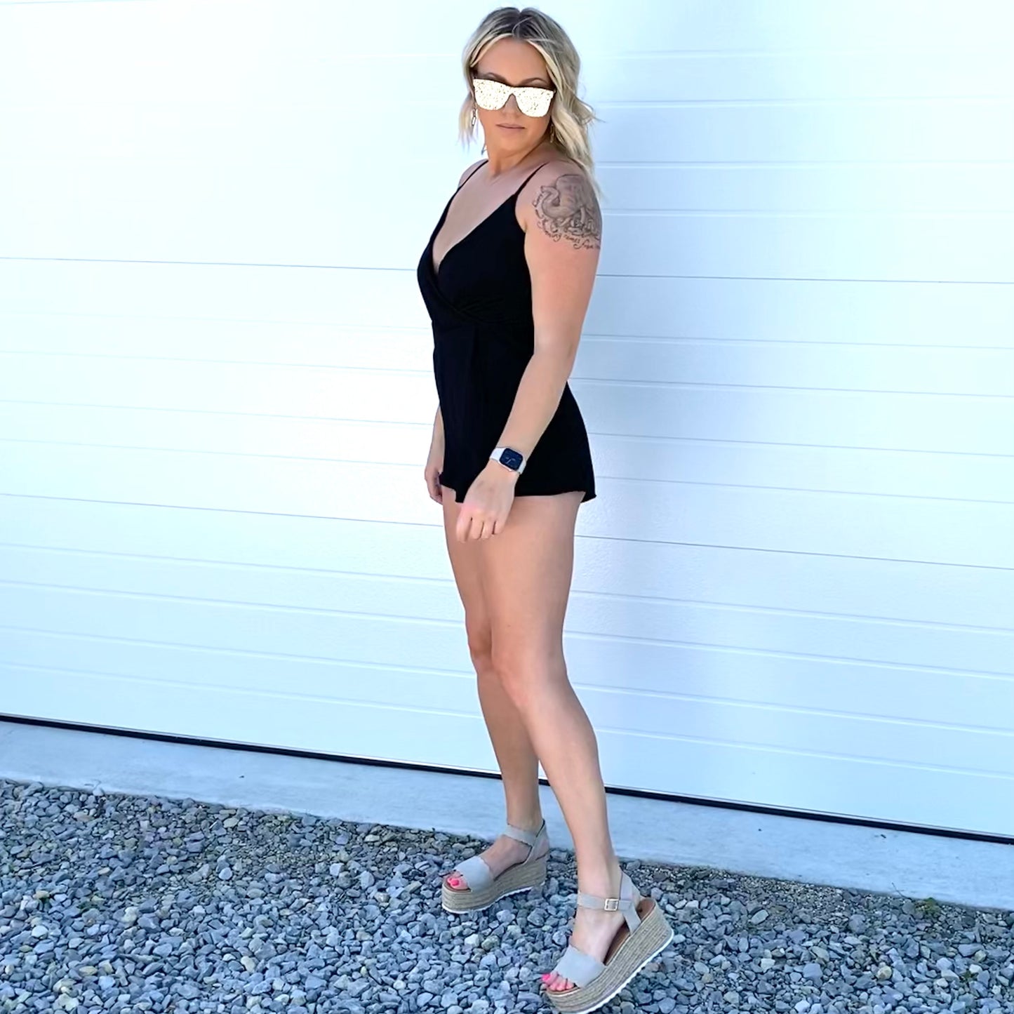 LITTLE BLACK ROMPER