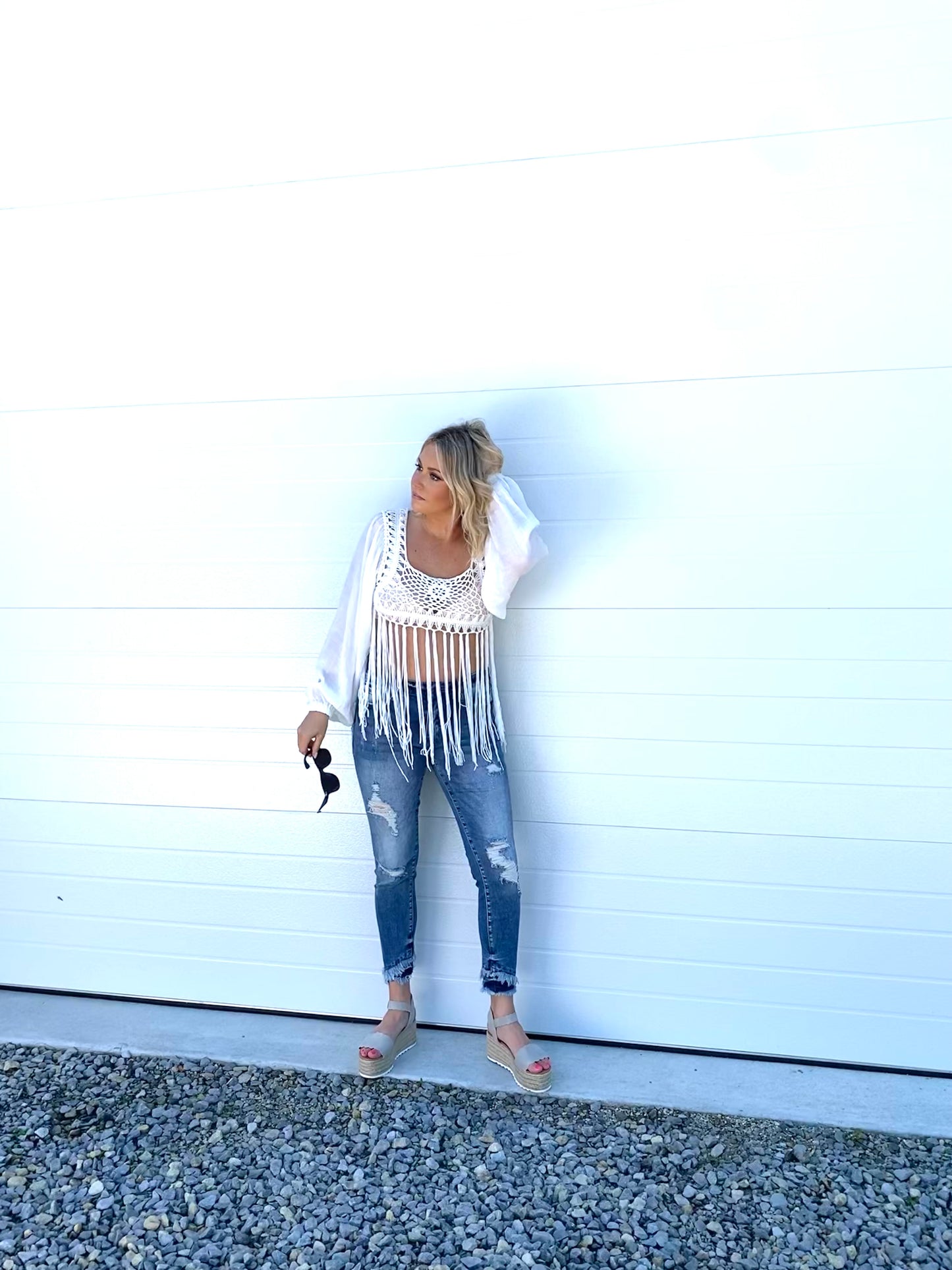 HIPPIE FRINGE LONG SLEEVE