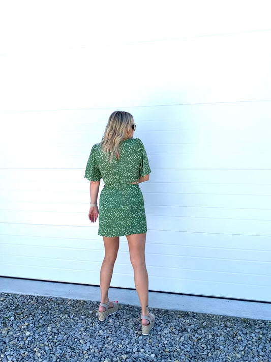 EMERALD DAISY DRESS