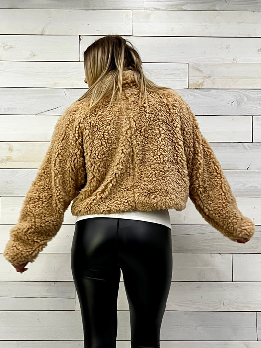 Teddy Crop Coat