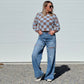 Fuzzy Checkers Sweater